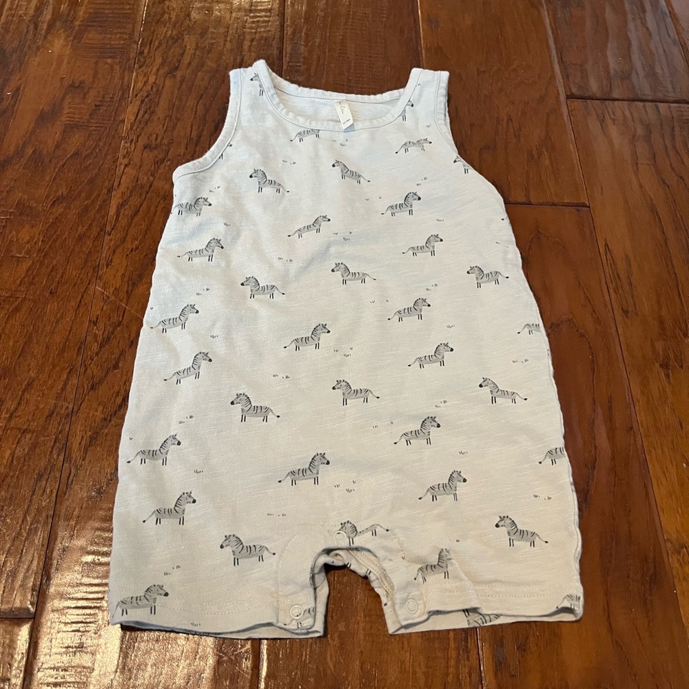 Rylee + Cru zebra romper